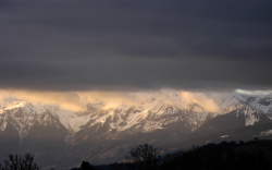 Sunrise in http:en.wikipedia.orgwikiSwitzerland Swiss mountains